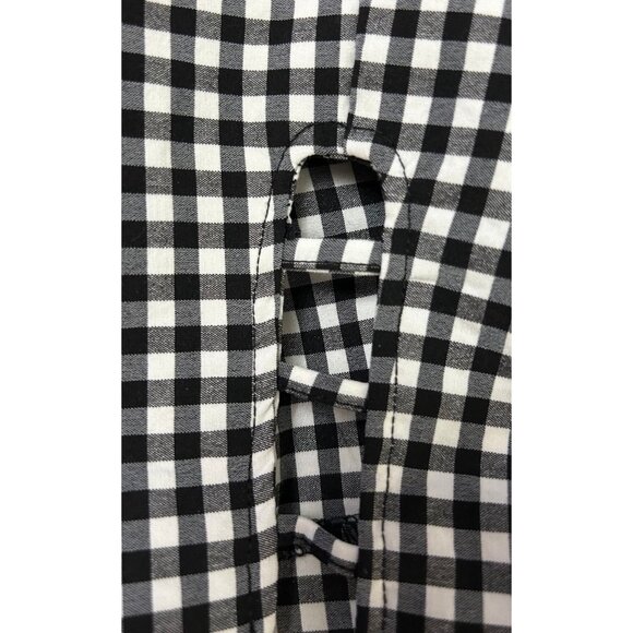 89th and Madison Black& White Check Pull On Pants size XL - Picture 7 of 7